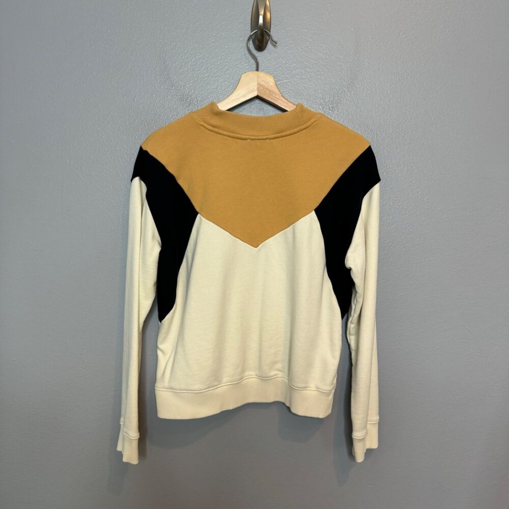 Scotch & Soda Color Block Mock Neck Sweatshirt Si… - image 8
